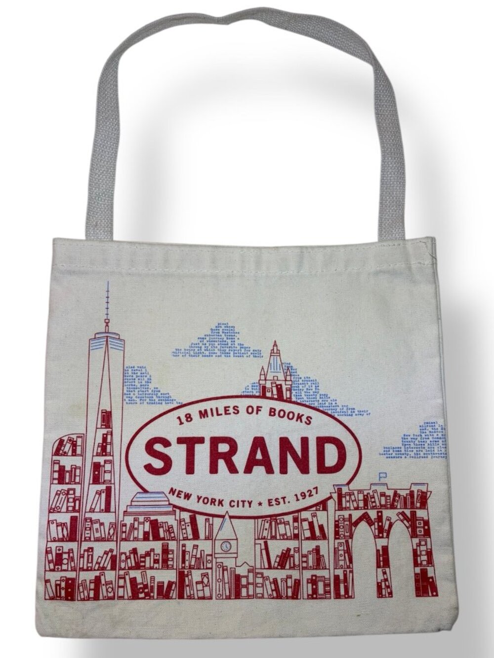 Strand Bookstore NYC Canvas Book Tote Bag Unisex - Picture 2 of 3